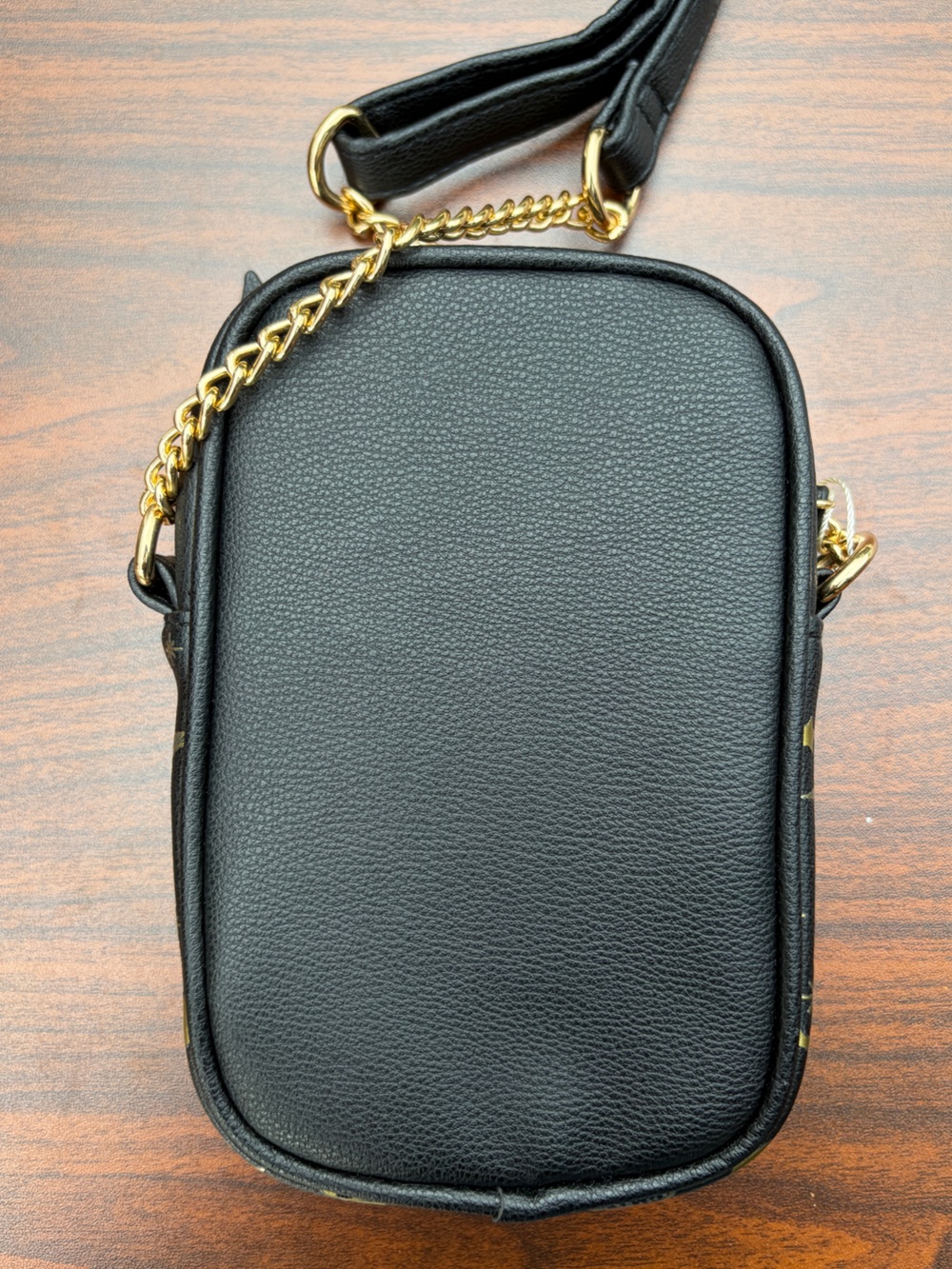 Harry Potter Gold Icons Cellphone Crossbody Bag Black NWT - Picture 5 of 7